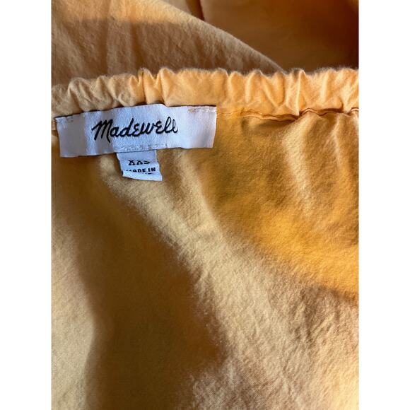 Madewell Size XXSmall Flutter Sleeves Mustard - Picture 5 of 6
